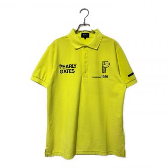 PEARLY GATES (パーリーゲイツ) ポロシャツ ゴルフウェア(トップス) 053-5160301 メンズ SIZE LL イエロー