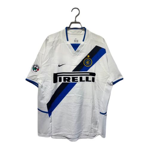 インテル・ミラノ サッカーユニフォーム F20105CRT 2002-2003シーズン アウェイ メンズ SIZE M ホワイト