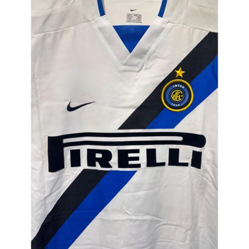 インテル・ミラノ サッカーユニフォーム F20105CRT 2002-2003シーズン アウェイ メンズ SIZE M ホワイト