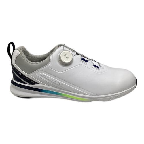 MIZUNO (ミズノ) ゴルフシューズ 51GQ264101 ネクスライトエナジーII ワイド ボア メンズ SIZE 25.5cm ホワイト
