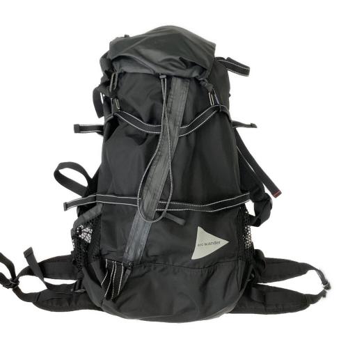 and wander (アンドワンダー) バックパック AW-AA911 40L ブラック 40Lバックパック