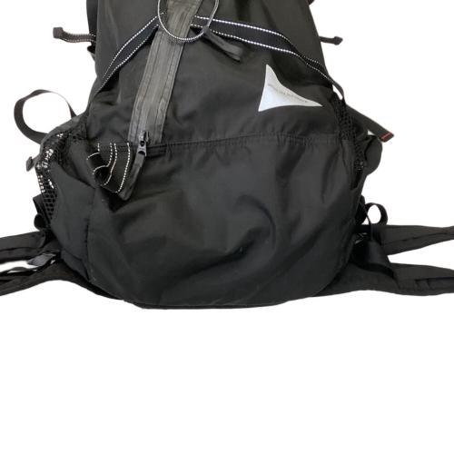 and wander (アンドワンダー) バックパック AW-AA911 40L ブラック 40Lバックパック