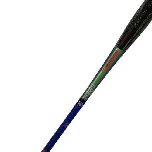 MIZUNO (ミズノ) ビヨンドマックス ゼノバー 軟式バット 1CJBRA01 ニューヨーク・メッツ グリップ 85cm ブラック×グリーン