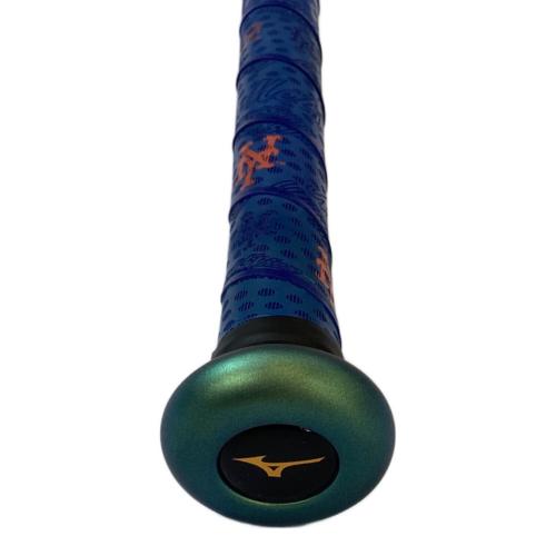 MIZUNO (ミズノ) ビヨンドマックス ゼノバー 軟式バット 1CJBRA01 ニューヨーク・メッツ グリップ 85cm ブラック×グリーン
