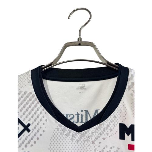 FC東京 (エフシートウキョウ) サッカーユニフォーム AMT55239 2025シーズン アウェイ 長袖 メンズ SIZE L ホワイト