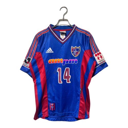 FC東京 (エフシートウキョウ) サッカーユニフォーム 1999-2000シーズン ホーム メンズ SIZE XS ブルー