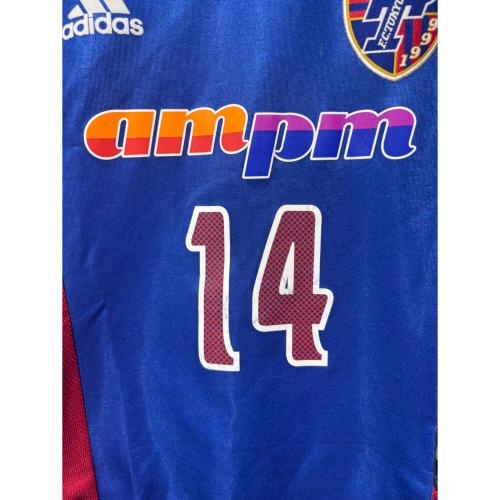 FC東京 (エフシートウキョウ) サッカーユニフォーム 1999-2000シーズン ホーム メンズ SIZE XS ブルー