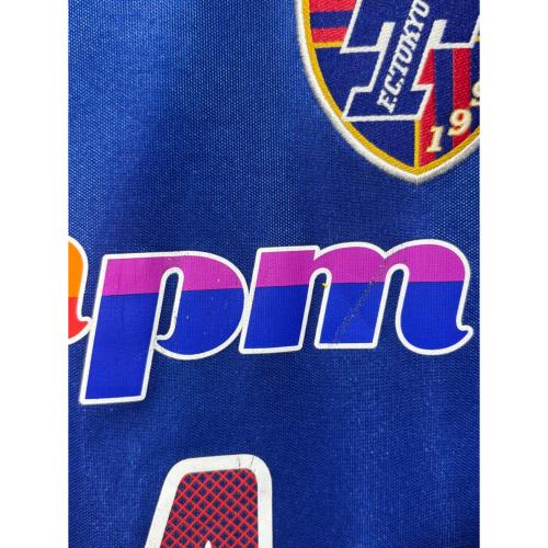 FC東京 (エフシートウキョウ) サッカーユニフォーム 1999-2000シーズン ホーム メンズ SIZE XS ブルー