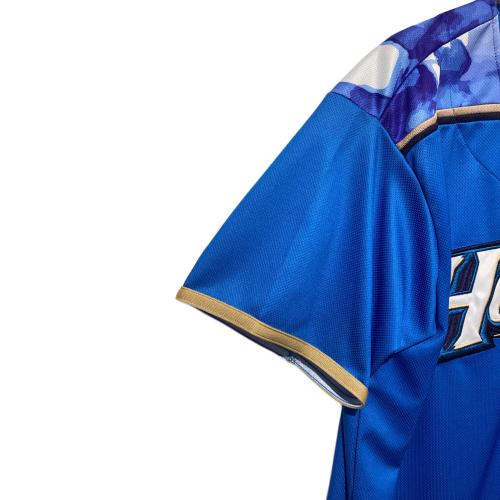 北海道日本ハムファイターズ (ホッカイドウニッポンハムファイターズ) 野球ユニフォーム AMBITIOUS 2021ユニフォーム SIZE L ブルー