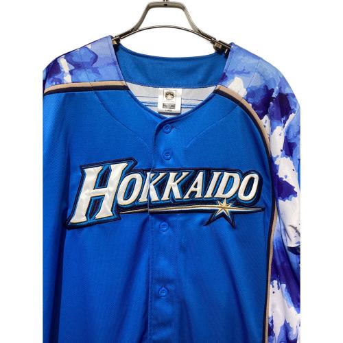 北海道日本ハムファイターズ (ホッカイドウニッポンハムファイターズ) 野球ユニフォーム AMBITIOUS 2021ユニフォーム SIZE L ブルー