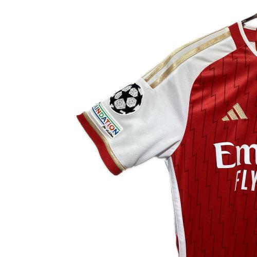アーセナル サッカーユニフォーム HR6929 2023-2024シーズン ホーム CL仕様 メンズ SIZE L レッド×ホワイト