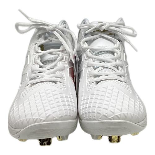 NEW BALANCE (ニューバランス) 野球スパイク MSHOAW1 Ohtani v1 Metal メンズ SIZE 26.5cm ホワイト