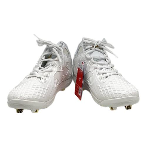 NEW BALANCE (ニューバランス) 野球スパイク MSHOAW1 Ohtani v1 Metal メンズ SIZE 26.5cm ホワイト