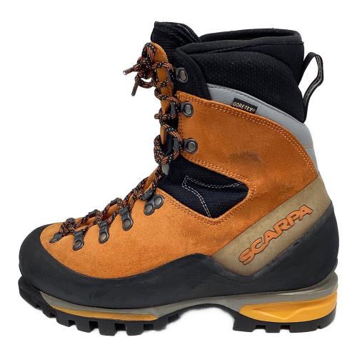 SCARPA (スカルパ) モンブランGTX ハイカット(ハードソール) トレッキングシューズ メンズ EU 40(約25.5cm) オレンジ×ブラック
