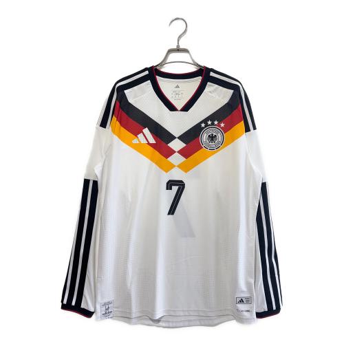 ドイツ代表 (ドイツダイヒョウ) サッカーユニフォーム JM1336 2026シーズン ホーム 長袖 オーセンティック メンズ SIZE 2XL ホワイト×ブラック