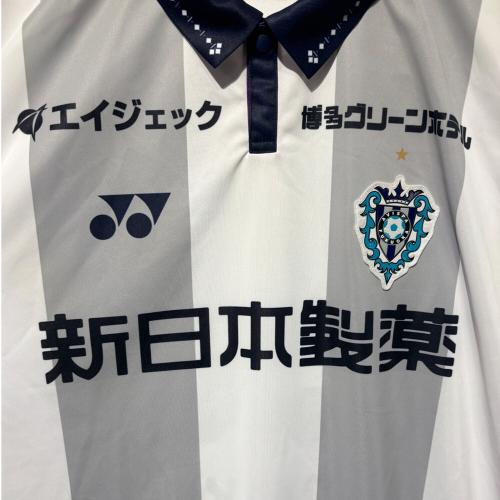 アビスパ福岡 (アビスパフクオカ) サッカーユニフォーム YY-02TGJ 2026-2027シーズン アウェイ メンズ SIZE 3XO グレー×ホワイト