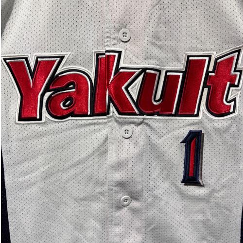 東京ヤクルトスワローズ (トウキョウヤクルトスワローズ) 野球ユニフォーム 2010-2012シーズンホーム メンズ SIZE Free グレー×レッド