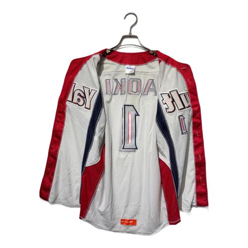 東京ヤクルトスワローズ (トウキョウヤクルトスワローズ) 野球ユニフォーム 2010-2012シーズンホーム メンズ SIZE Free グレー×レッド