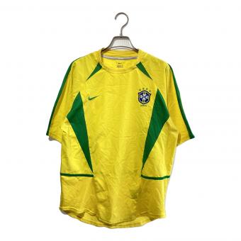 ブラジル代表 (ブラジルダイヒョウ) サッカーユニフォーム 2002シーズン ホーム メンズ SIZE M イエロー×グリーン