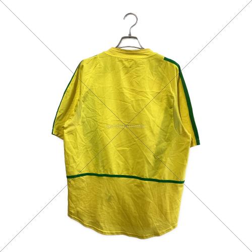 ブラジル代表 (ブラジルダイヒョウ) サッカーユニフォーム 2002シーズン ホーム メンズ SIZE M イエロー×グリーン