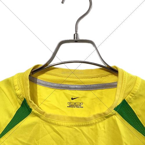 ブラジル代表 (ブラジルダイヒョウ) サッカーユニフォーム 2002シーズン ホーム メンズ SIZE M イエロー×グリーン