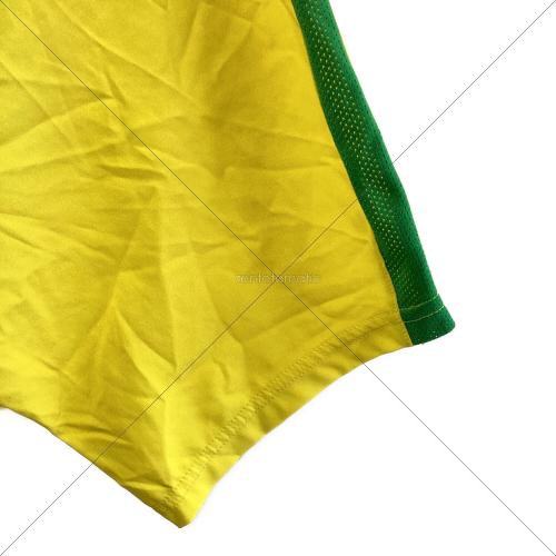 ブラジル代表 (ブラジルダイヒョウ) サッカーユニフォーム 2002シーズン ホーム メンズ SIZE M イエロー×グリーン