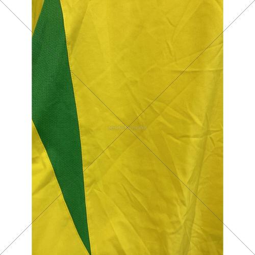 ブラジル代表 (ブラジルダイヒョウ) サッカーユニフォーム 2002シーズン ホーム メンズ SIZE M イエロー×グリーン