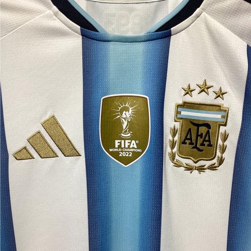 アルゼンチン代表 (アルゼンチンダイヒョウ) サッカーユニフォーム JM8396 2022年ワールドカップチャンピオンモデル メンズ SIZE XL ブルー×ホワイト