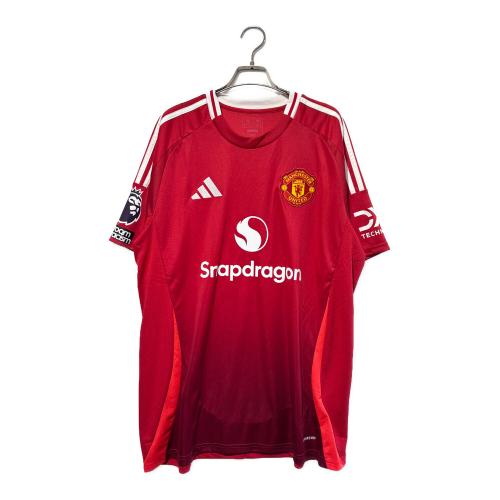 マンチェスターユナイテッド サッカーユニフォーム IU1397 2024₋2025シーズンホーム メンズ SIZE 4XL レッド