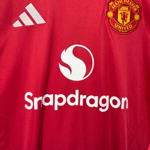マンチェスターユナイテッド サッカーユニフォーム IU1397 2024₋2025シーズンホーム メンズ SIZE 4XL レッド