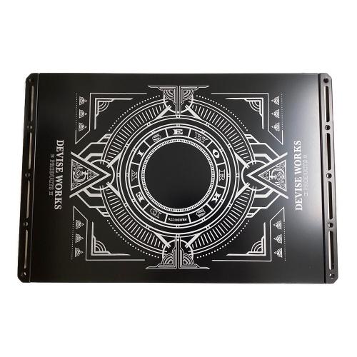DEVISE WORKS (デバイスワークス) アウトドアテーブル 紋章 ブラック KRSC TOP