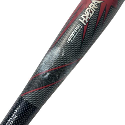 ZETT (ゼット) モンスターブラックキャノンHYDRA 軟式バット BCT31584 ケース付 84cm ブラック