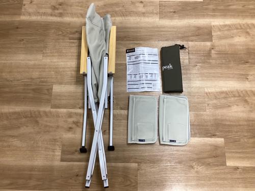 Snow peak (スノーピーク) アウトドアチェア LV-091IV アイボリー ローチェア30アイボリー