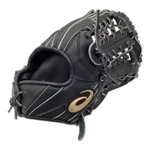 asics (アシックス) 軟式グローブ 約30cm ブラック ケース付 GOLDSTAGE 内野用 BGR8GL-M