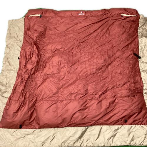 Snow peak (スノーピーク) 封筒型シュラフ 【インフレータブルマット欠品】 BD-051 グランドオフトンダブル1600 【冬用】 126x193cm