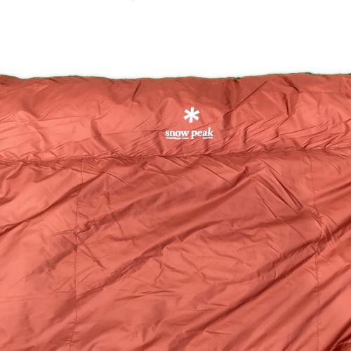 Snow peak (スノーピーク) 封筒型シュラフ 【インフレータブルマット欠品】 BD-051 グランドオフトンダブル1600 【冬用】 126x193cm