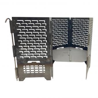 サンゾー工務店 (サンゾーコウムテン) 焚火台 BRICK Rodan スタンダード＆半月セット