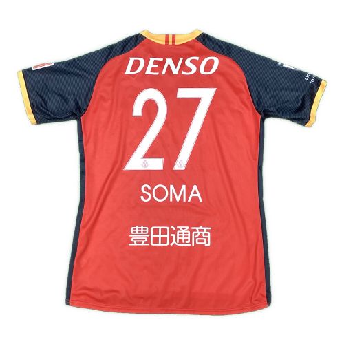 名古屋グランパス (ナゴヤグランパス) サッカーユニフォーム SIZE 3XL レッドxブラック 相馬勇紀【27】2020シーズンホーム MIZUNO オーセンティック