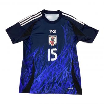 日本代表 (ニホンダイヒョウ) サッカーユニフォーム SIZE L ネイビーxブルー 鎌田大地【15】2024年ホーム Y-3 レプリカ