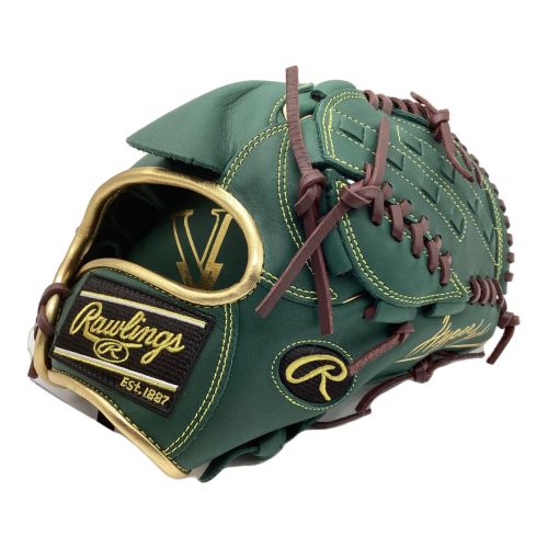 RAWLINGS (ローリングス) 軟式グローブ グリーン HYPER TECH COLOR SYNC（ハイパーテックカラーシンク） 投手用 GR3FHTCA15W