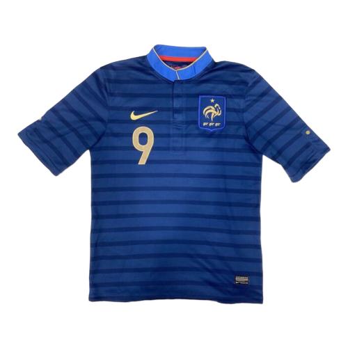 フランス代表 (フランスダイヒョウ) サッカーユニフォーム SIZE S ネイビー オリヴィエ・ジルー 【9】2012年ホーム NIKE オーセンティック