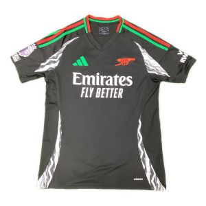 アーセナルFC サッカーユニフォーム SIZE 2XL ブラック デクラン・ライス【41】24/25シーズンアウェイ adidas レプリカ