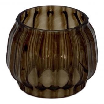 MAGMA GLASS STUDIO (マグマグラススタジオ) ランタンアクセサリー ダークトパーズストライプ No.75アトム用 希少品