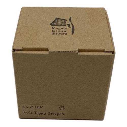 MAGMA GLASS STUDIO (マグマグラススタジオ) ランタンアクセサリー ダークトパーズストライプ No.75アトム用 希少品
