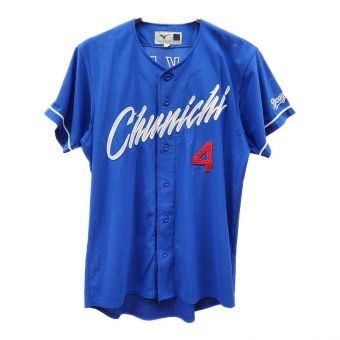 中日ドラゴンズ (チュウニチドラゴンズ) 応援グッズ SIZE M ブルー 鵜飼航丞【4】2023～シーズンビジター MIZUNO ユニフォーム レプリカ