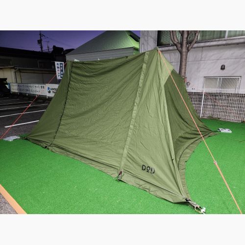 DOD (ディーオーディー) パップテント カーキ TT2-734-KH ソロソウルウォウウォウ 340x200x170cm 1～2人用 TC素材