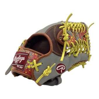 RAWLINGS (ローリングス) 軟式グローブ グレー×ブラウン 外野用 GR3HOB88MG 未使用品