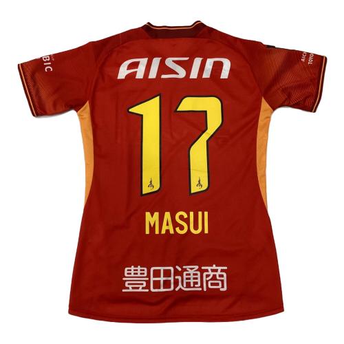 名古屋グランパス (ナゴヤグランパス) サッカーユニフォーム SIZE S レッド 2024ホームオーセンティックユニフォーム 【17】倍井 MIZUNO P2JABY2001