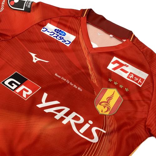 名古屋グランパス (ナゴヤグランパス) サッカーユニフォーム SIZE S レッド 2024ホームオーセンティックユニフォーム 【17】倍井 MIZUNO P2JABY2001