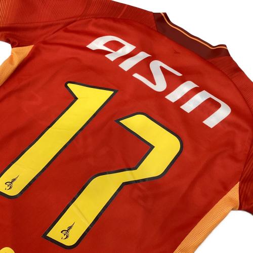 名古屋グランパス (ナゴヤグランパス) サッカーユニフォーム SIZE S レッド 2024ホームオーセンティックユニフォーム 【17】倍井 MIZUNO P2JABY2001